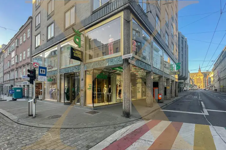 AAA-Geschäftsfläche in Bestlage von Linz, direkt an der Landstraße zu vermieten!