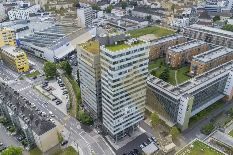 Helle und moderne Bürofläche im City Tower II in Linz zu vermieten!