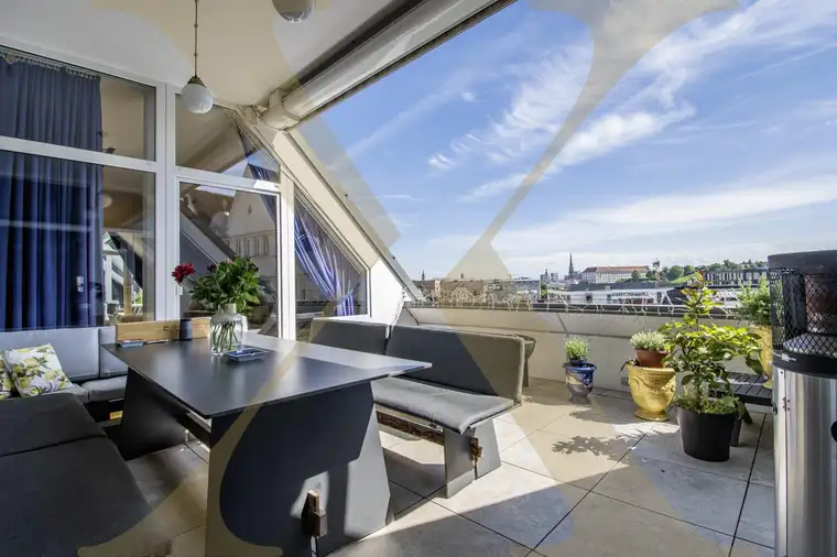 Traumhafte Penthouse-Wohnung nahe Lentia City mit riesiger Dachterrasse und 2x kl.Terrassen zu vermieten!