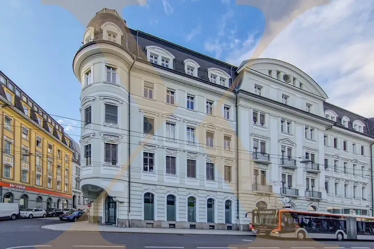 Klimatisierte Geschäfs-/Bürofläche mit idealer Sichtbarkeit im Zentrum von Linz zu vermieten!