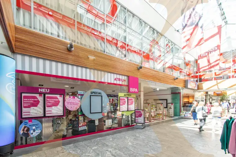 Ebenerdige Geschäftsfläche im Linzer Einkaufszentrum ATRIUM zu vermieten!
