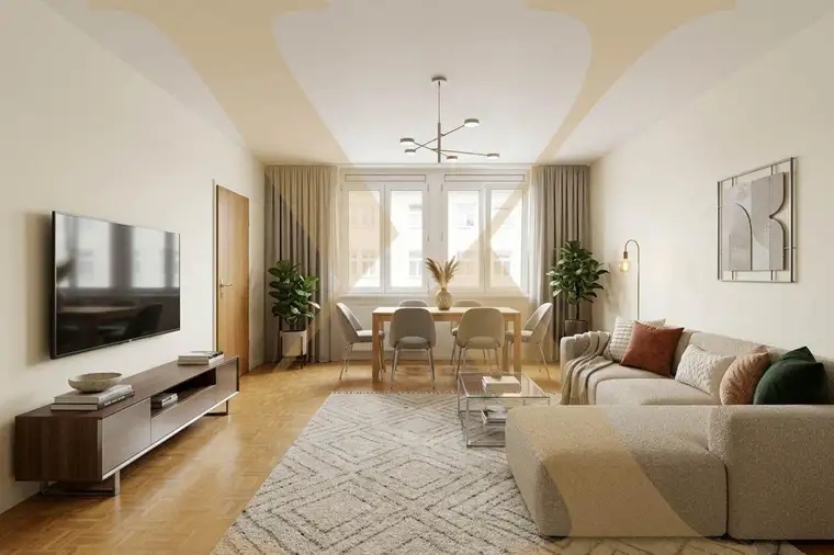 Befristet vermietete 3-Zimmer-Wohnung in zentraler Urfahr-Lage zu verkaufen!