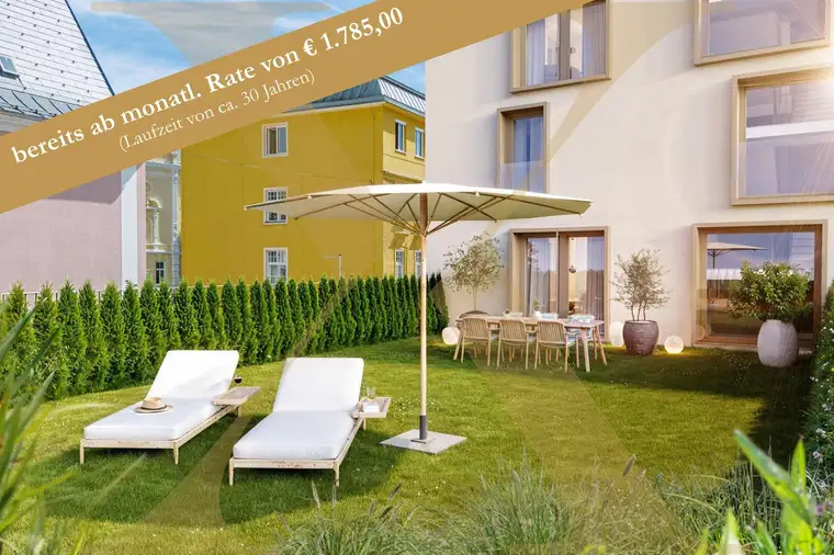 PROVISIONSFREI! Ideale 4-Zimmer-Familienwohnung mit Privatgarten und Tiefgaragenplatz in Gmunden zu verkaufen!