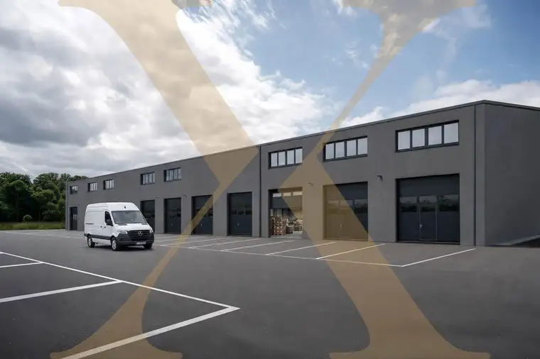 Neubau-Büro mit Werkstatt in attraktiver Gewerbelage von Marchtrenk zu vermieten! (Top 2)