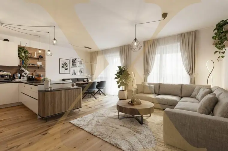 Neuwertige 3-Zimmer-Wohnung mit großzügiger Südwestloggia und hochwertiger Ausstattung in Altenberg zu verkaufen!