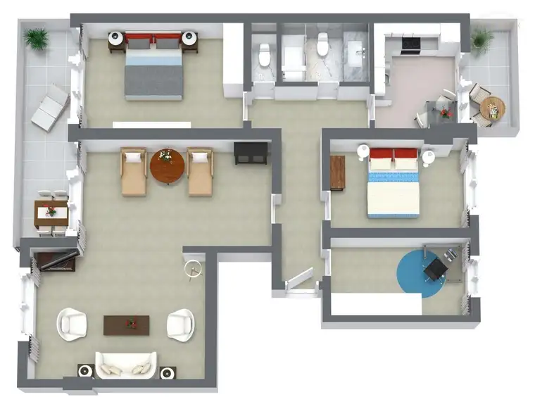 Großzügige Innenstadtwohnung - 4 Zimmer-Eleganz mit Teppichboden