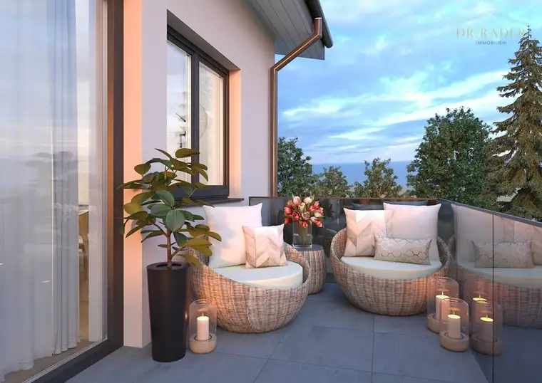 Helle Neubau-Zweizimmerwohnung mit Balkon