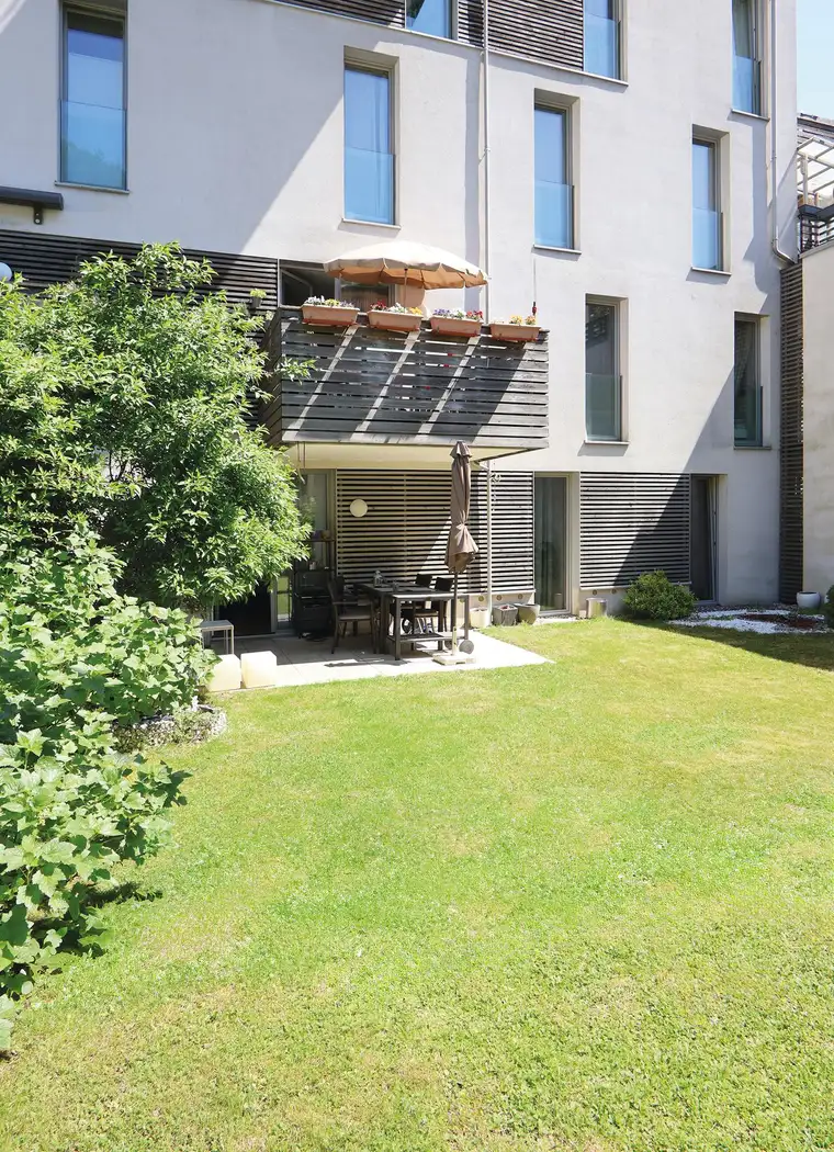 Wohlfühloase gesucht? Moderne 3-Zimmer-Wohnung mit großem Sonnengarten und Terrasse
