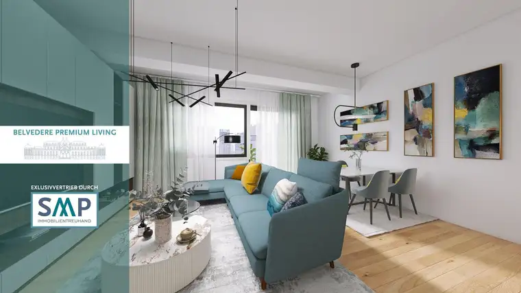 Belvedere Premium Living: 3-Zi. Whg. &amp; Balkon