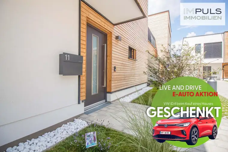 E-AUTO GESCHENKT | hochwertiges Reihenhaus mit ca. 131 m² Wohnfläche | großzügiger, heller Wohnbereich | Eigengarten | TOP 11