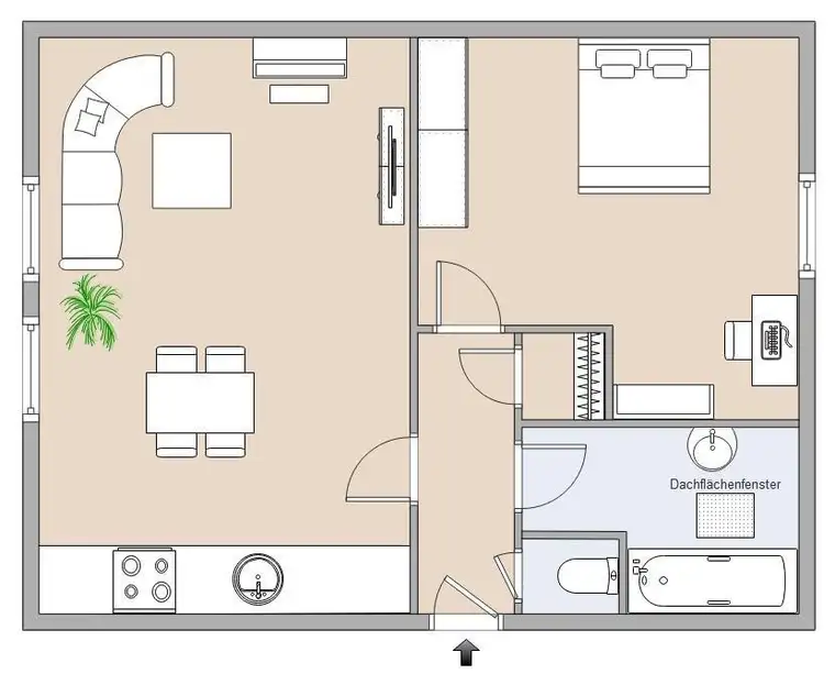 Provisionsfrei | sehr helle 2-Zimmerwohnung in Eibiswald