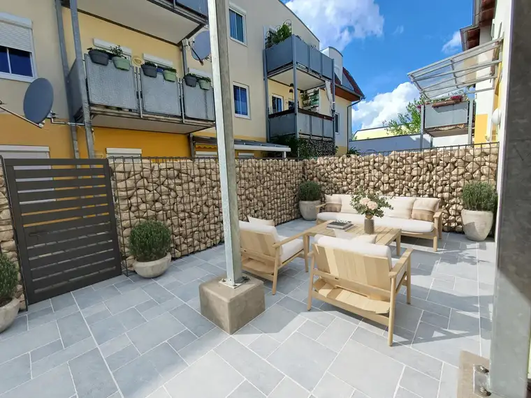 Kottingbrunn, Nähe Bahnhof: 2ZI+Terrasse+Garage+beste Infrastruktur