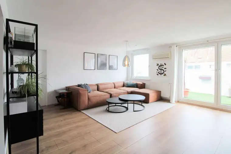 Moderne 3-Zimmer-Wohnung mit großer Terrasse und Schwedenofen in begehrter Zentrallage