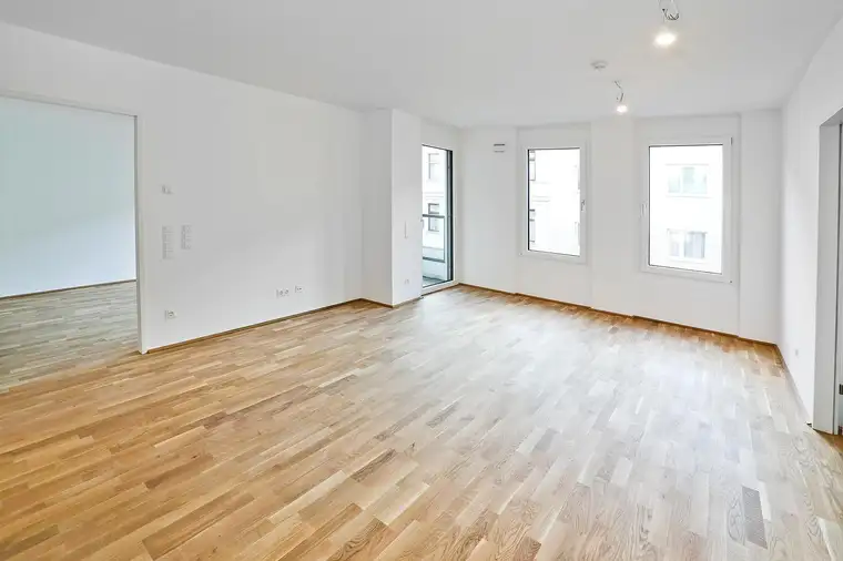 FERCHERGASSE 20: Sonnige Neubauwohnung mit 3 Zimmer und 2 Loggien