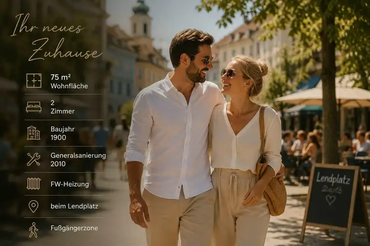 Altbauflair trifft modernen Wohnkomfort im Herzen des Grazer Trendviertels Lend!