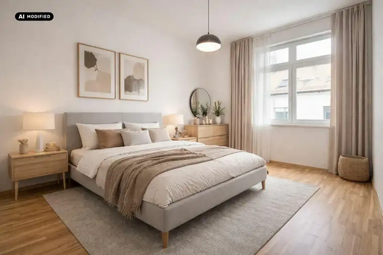 Barrierefrei, modern &amp; förderbar – besondere Wohnung mit 3,5 m Raumhöhe, Balkon &amp; Carport!