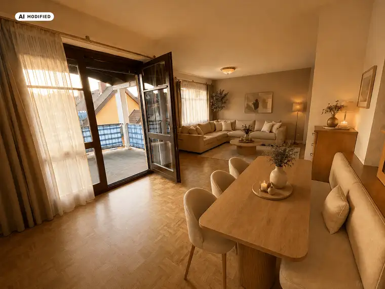 Wohnkomfort in Feldbach – 2 Zimmer - Carport- ca. 71,85 m² mit ca. 13 m² Loggia, Badewanne &amp; Dusche!