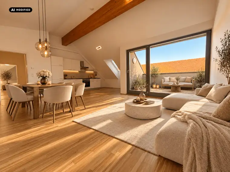 Penthousefeeling im Thermenland - Loggia -Klimaanlage- barrierefrei - Carport - Wohnbauförderung möglich!