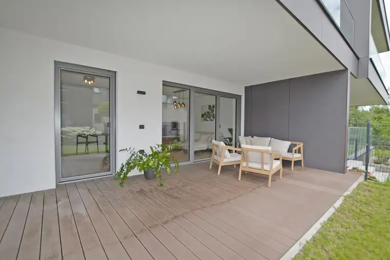 Ihr privates Gartenparadies: Neubauwohnung mit Terrasse in Bürmoos - Provisionsfrei