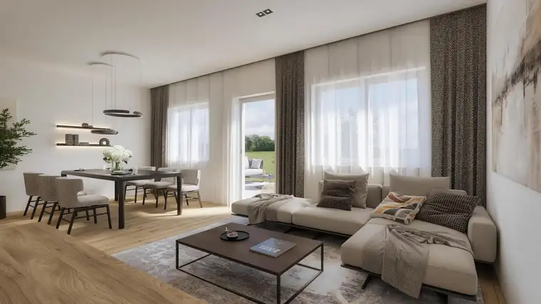 Moderne Doppelhaushälften &amp; Reihenhäuser in ruhiger Lage von Geretsberg