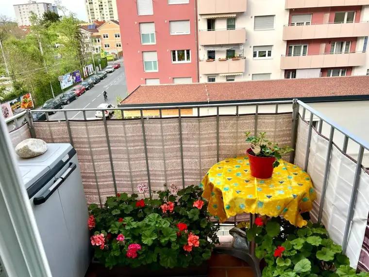 Zentral gelegene 3 Zimmer-Wohnung in der Nähe Messe-Graz! Für 2er WG -geeignet!