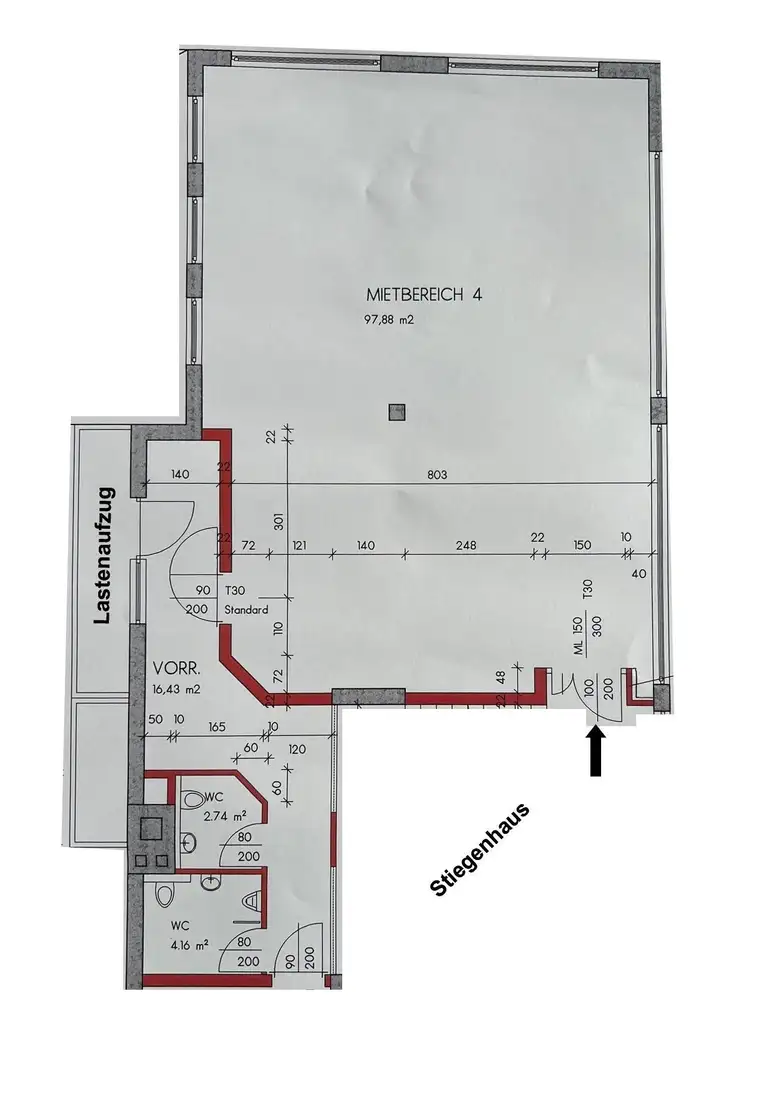 Büro / Ordination in Zentrumsnähe von Schwarzach - 98 m²