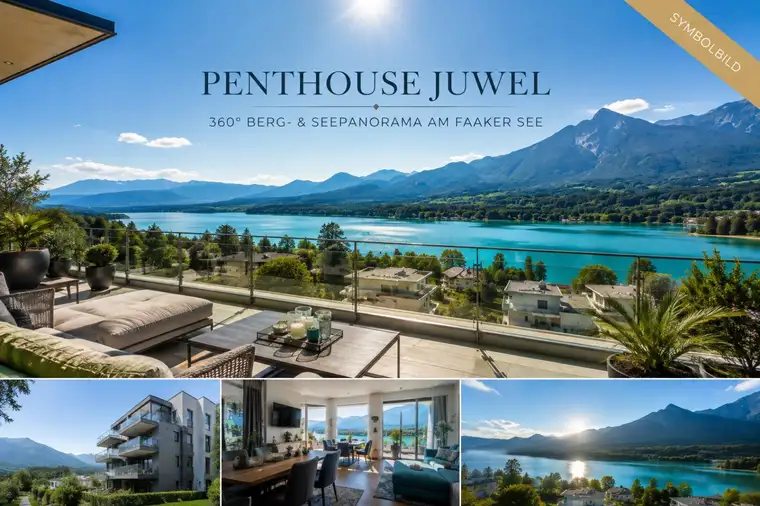 Penthouse am Faaker See – Exklusives Wohnen mit spektakulärem See- und Bergpanorama