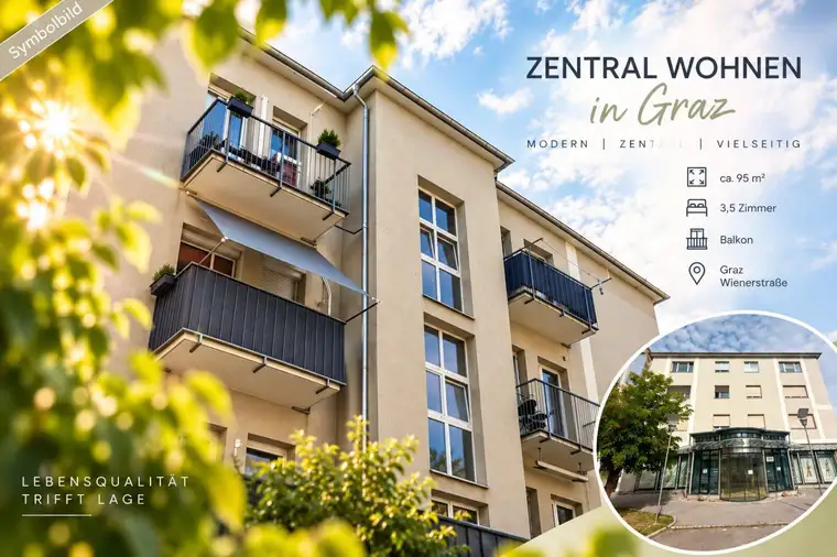 Großzügige Wohnung mit Balkon - schnell Termin vereinbaren - perfekte für privaten Eigengebrauch oder auch für Anleger