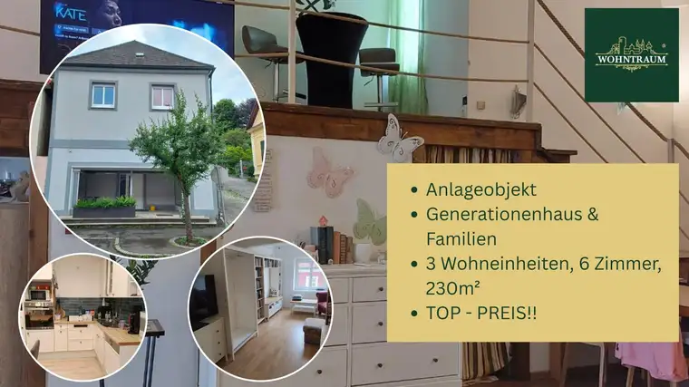 TOP Preis! Generationen &amp; Großfamilien - Mehrparteien - Anlageobjekt nur 30 Min von Graz € 333.000,00 - € 1.447,00 m² - Sofort besichtigen!
