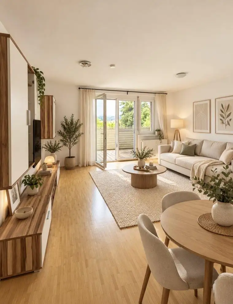 2-Zimmer-Eigentumswohnung mit großem Balkon, Carport &amp; Grünblick – sofort bezugsbereit!