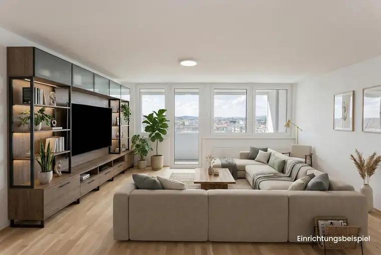 Großzügige 4 Zimmer Eigentumswohnung in 1110 Wien - mit traumhaftem Ausblick - Erstbezug nach Sanierung!