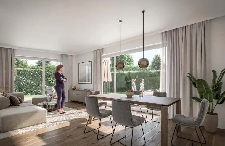 2- oder 3-Zimmer-Grundriss - SÜDWEST - GARTENWOHNUNG in Altmünster - NEUBAU - zentrale Lage