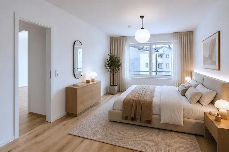 ERSTBEZUG - ZENTRUM Vöcklabruck - Wohnung mit 3-Zimmer - Loggia und Garage - ev. AUCH als Art MIETKAUF