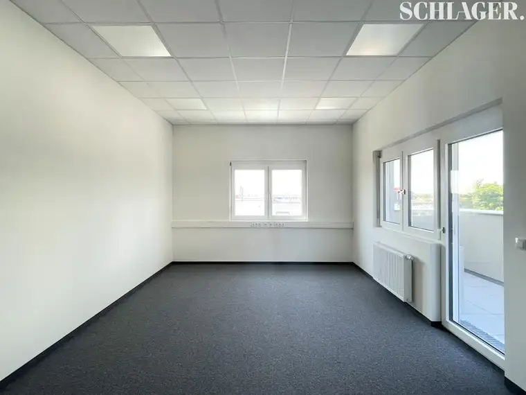 Moderne Büroflächen im Süden von Graz mit Parkplätzen