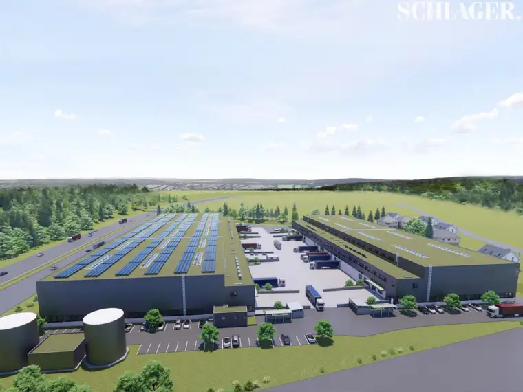 Baugenehmigtes Hallenprojekt mit Produktions- und Logistikflächen
