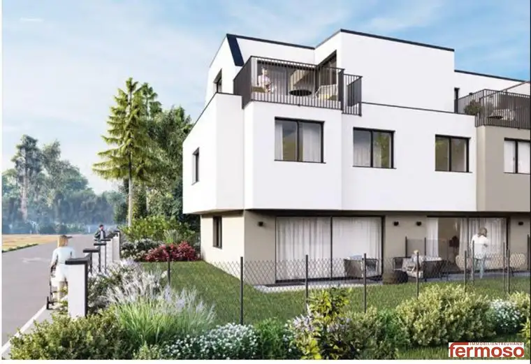 Vier Reihenhäuser in 1220 Wien – Exklusives Neubauprojekt mit großem Potenzial