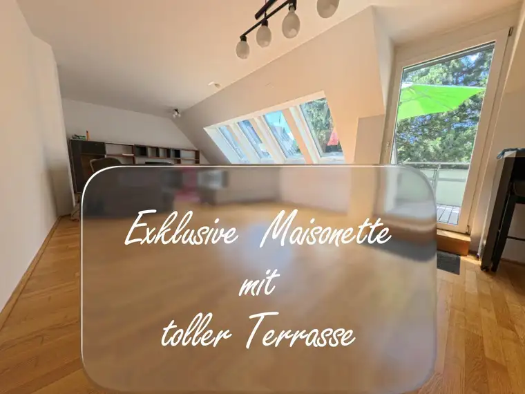 Exklusive Maisonette mit toller Terrasse &amp; Grünblick
