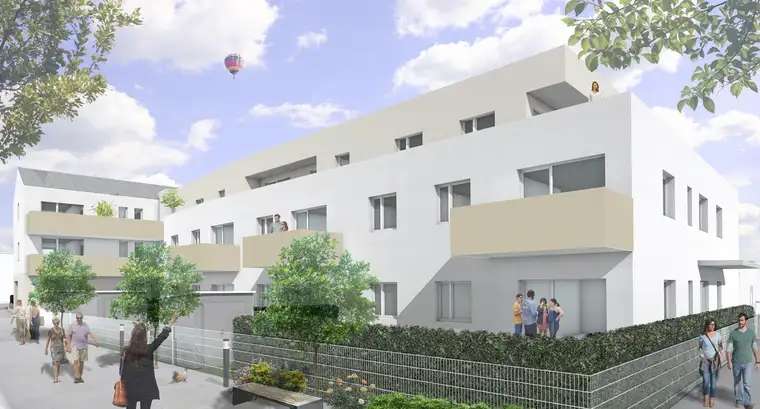  Top12-Erstbezug-3Zimmer-Obergeschoss-Balkon-2PKW-Abstellplätze-Miete mit Kaufoption 