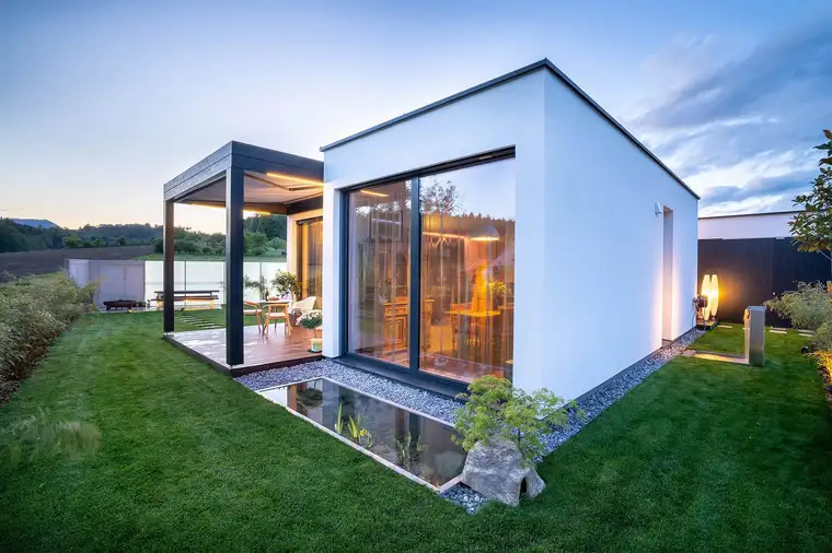 15 individuelle Bungalows in Mitterdorf an der Raab. In unmittelbarer Nähe zu Graz, Weiz und Gleisdorf.