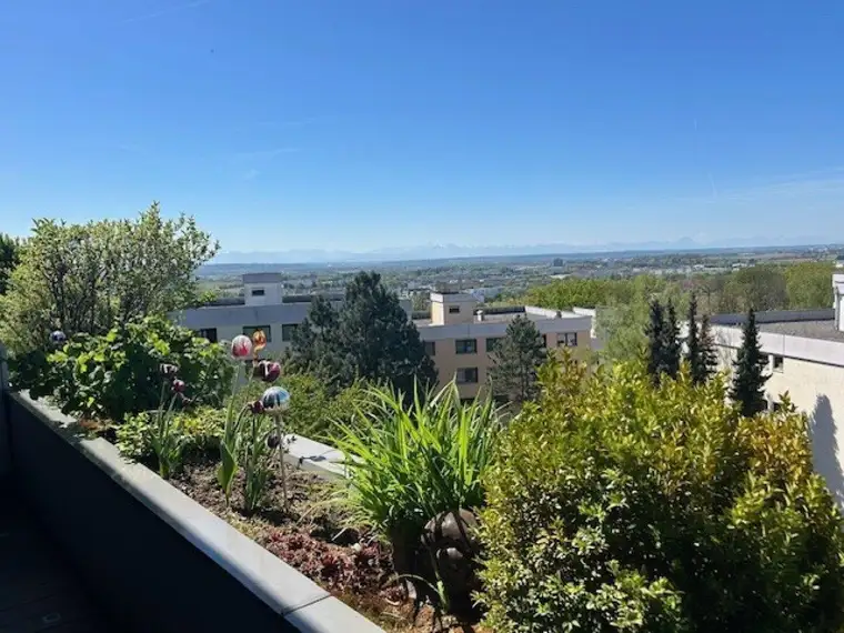 Penthouse Leonding 131m² mit Terrasse &amp; 2 Garagen – 270 Grad (Fast)Rundumblick
