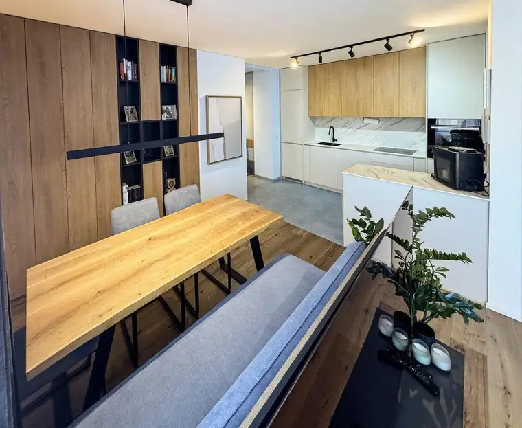 Moderne 3 Zimmer Wohnung inkl. Tischlereinrichtung &amp; Tiefgarage nähe Südbahnhofmarkt