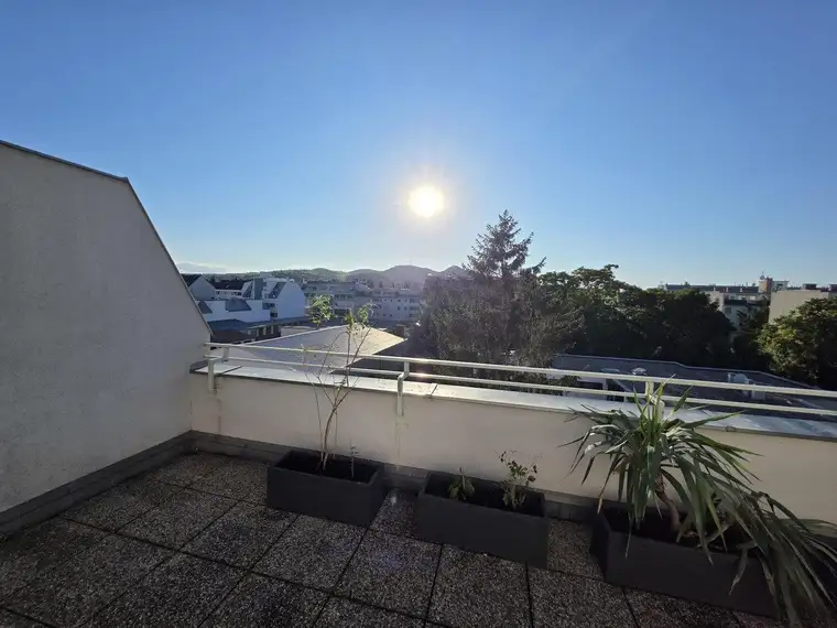 3 Zimmer- Wohnung mit großer uneinsehbarer Terrasse und einer weiteren kleinen Terrasse