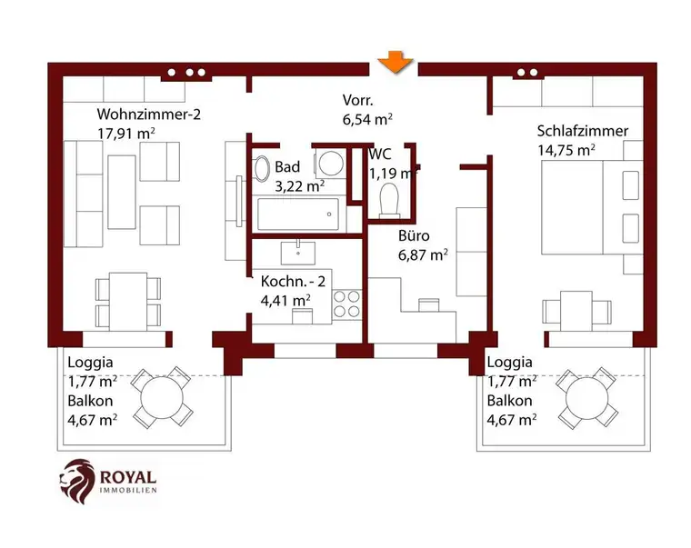 Top Angebot! Renovierungsbedürftige 3-Zimmer Wohnung mit 2 Balkonen in Abtenau