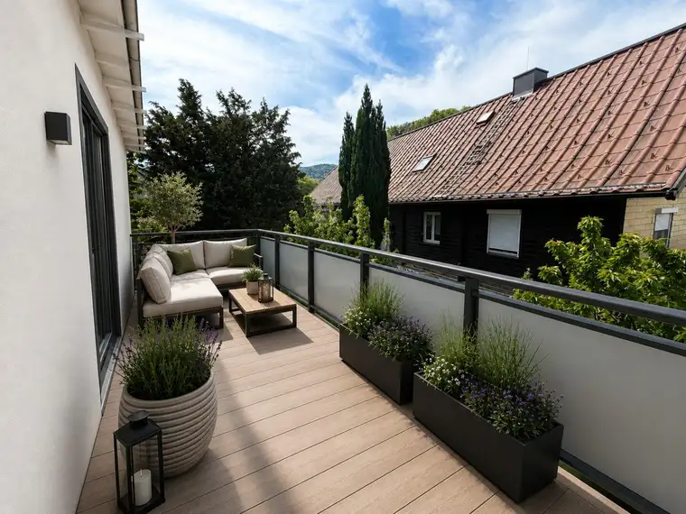 Moderne 3-Zimmer -Wohnung mit XXL Balkon in Mattsee