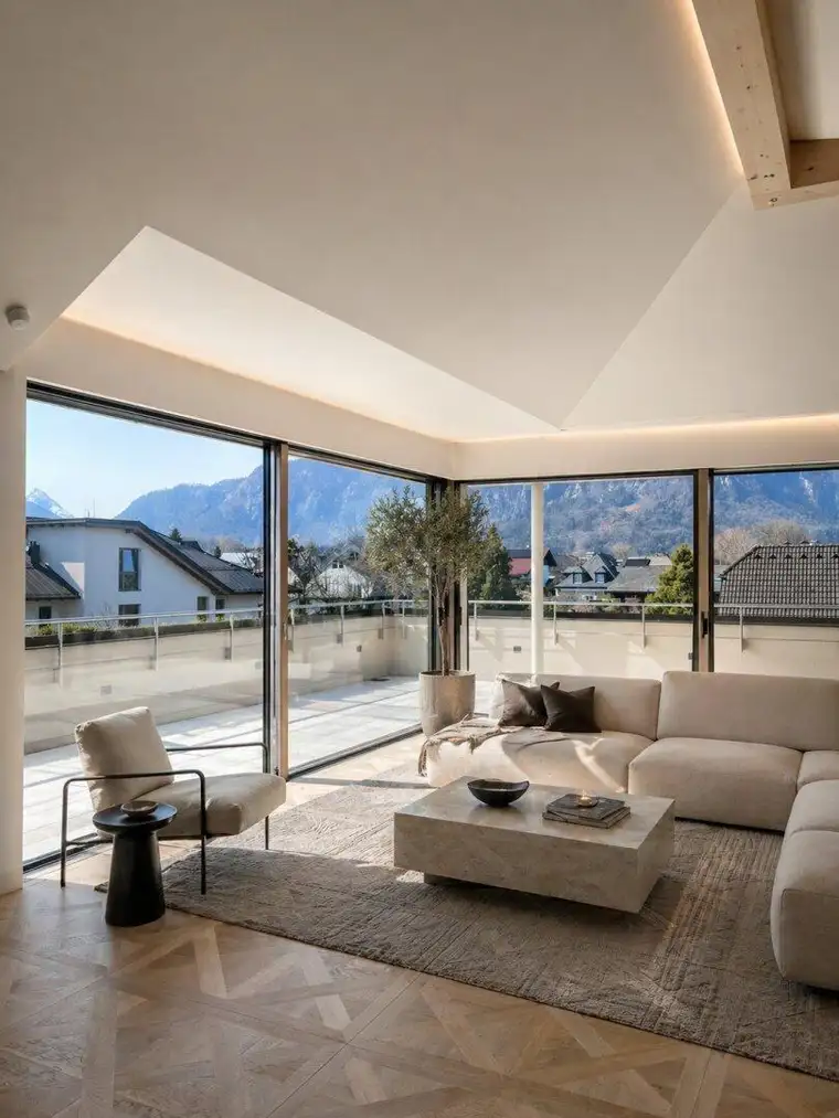 Traumhaftes 3-Zimmer Penthouse mit Blick aufs Bergpanorama in Anif