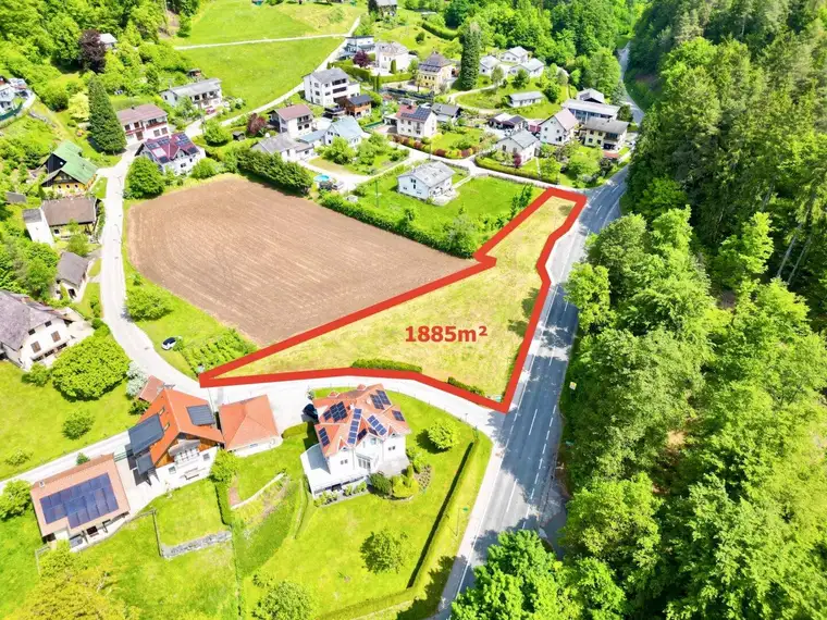 Traumgrundstück am Wörthersee – 1 885 m² Premium-Baufläche an der Moosburger Straße, Pörtschach