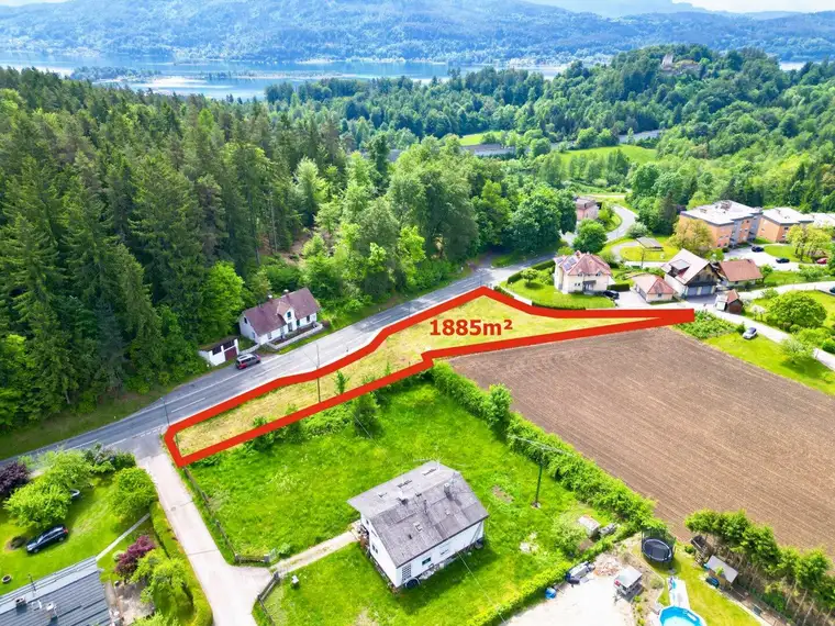 Traumgrundstück für Bauträger &amp; Projektentwickler – 1 885 m² Premium-Baufläche an der Moosburger Straße, Pörtschach