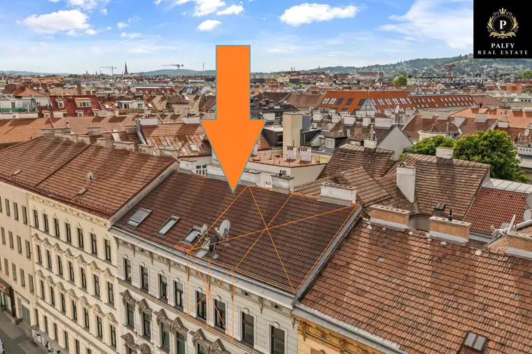Bestandswohnung &amp; Rohdachboden mit Baugenehmigung