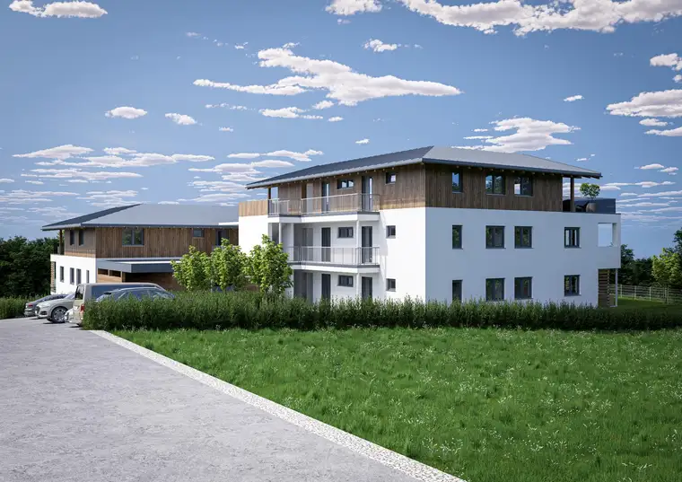 IDYLLISCHES WOHNEN MIT GARTEN UND TERRASSE – MODERNE NEUBAUWOHNUNG IN EGGELSBERG