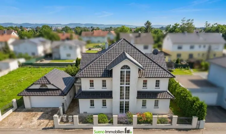Exklusive Villa in Marchtrenk, auf 1238m2 Grund inklusive zweiter Bauparzelle